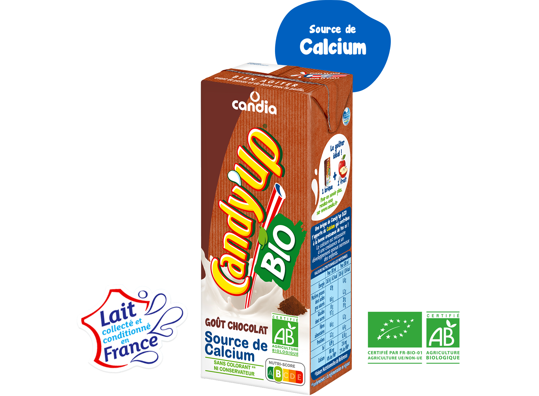 Briques de lait Candy-up BIO