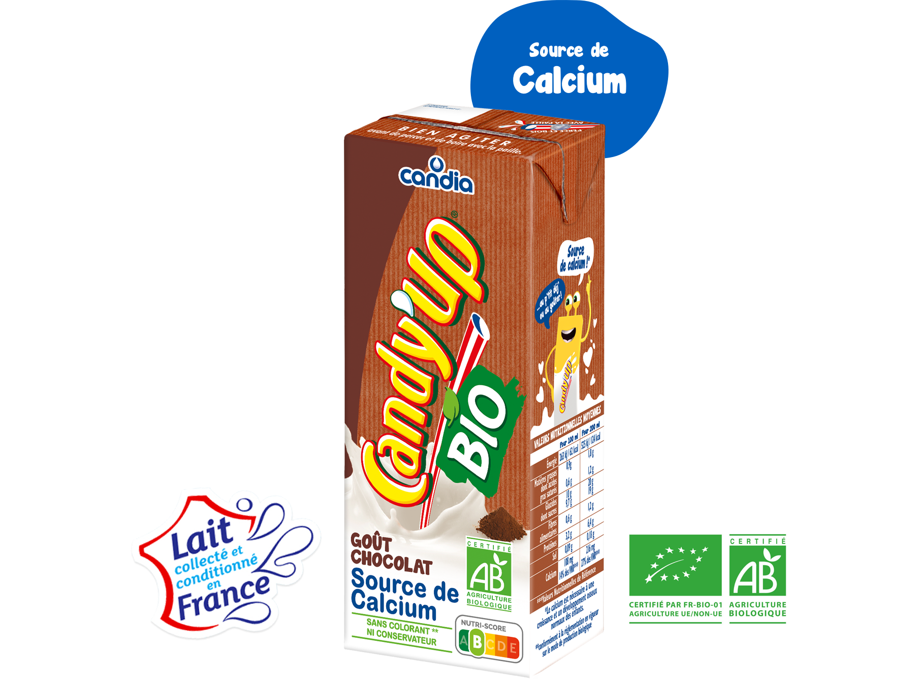 Briques de lait Candy-up BIO